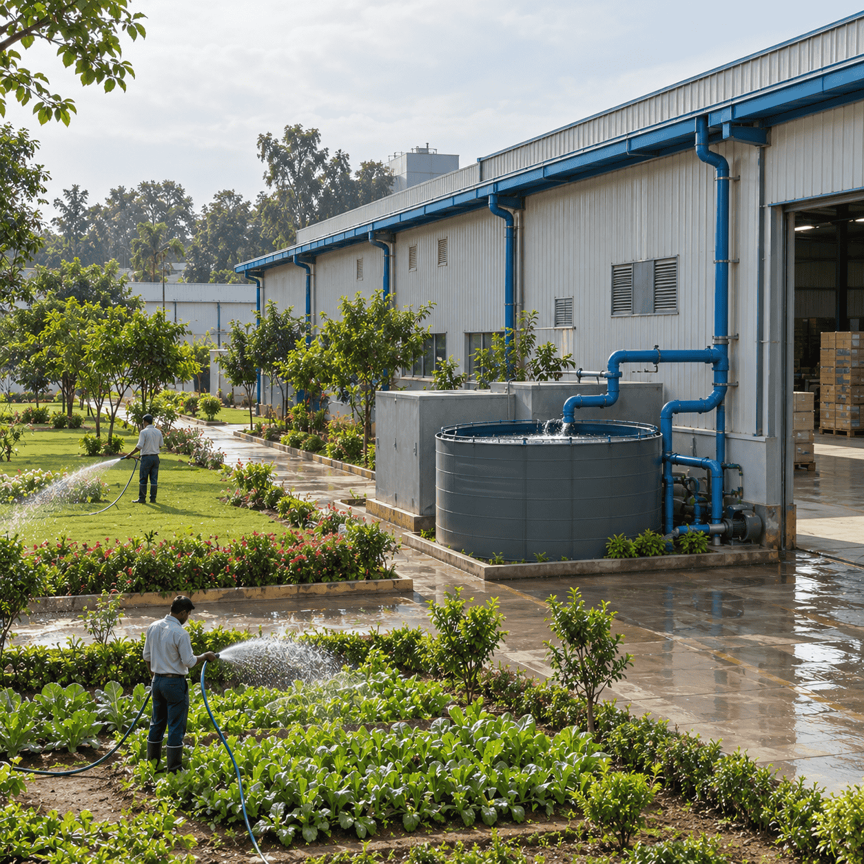 Rainwater harvesting at Palwal