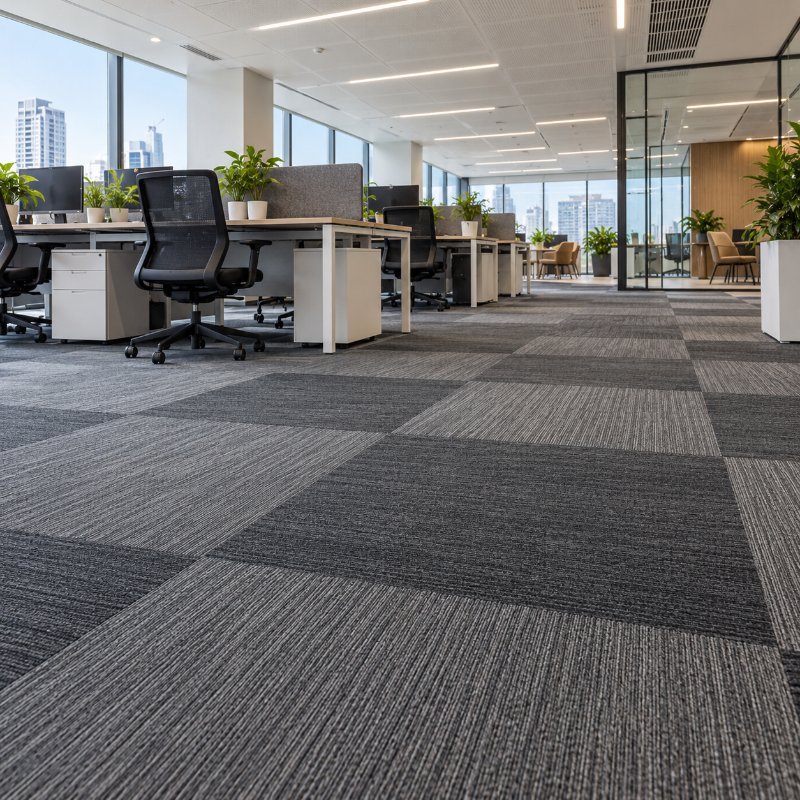 Commercial: acoustic carpet tiles in Nepal
