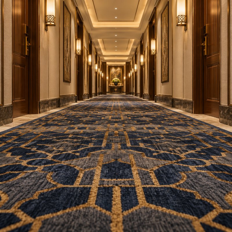 Hospitality: acoustic carpet tiles in Nepal
