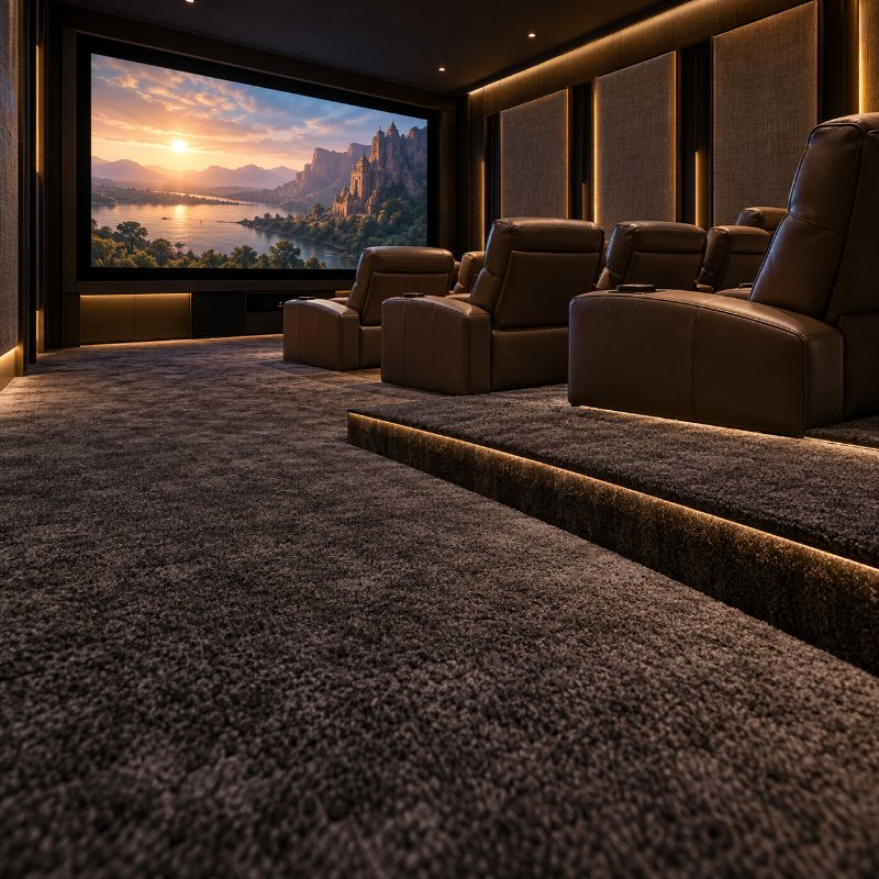 Residential: acoustic carpet tiles in Nepal