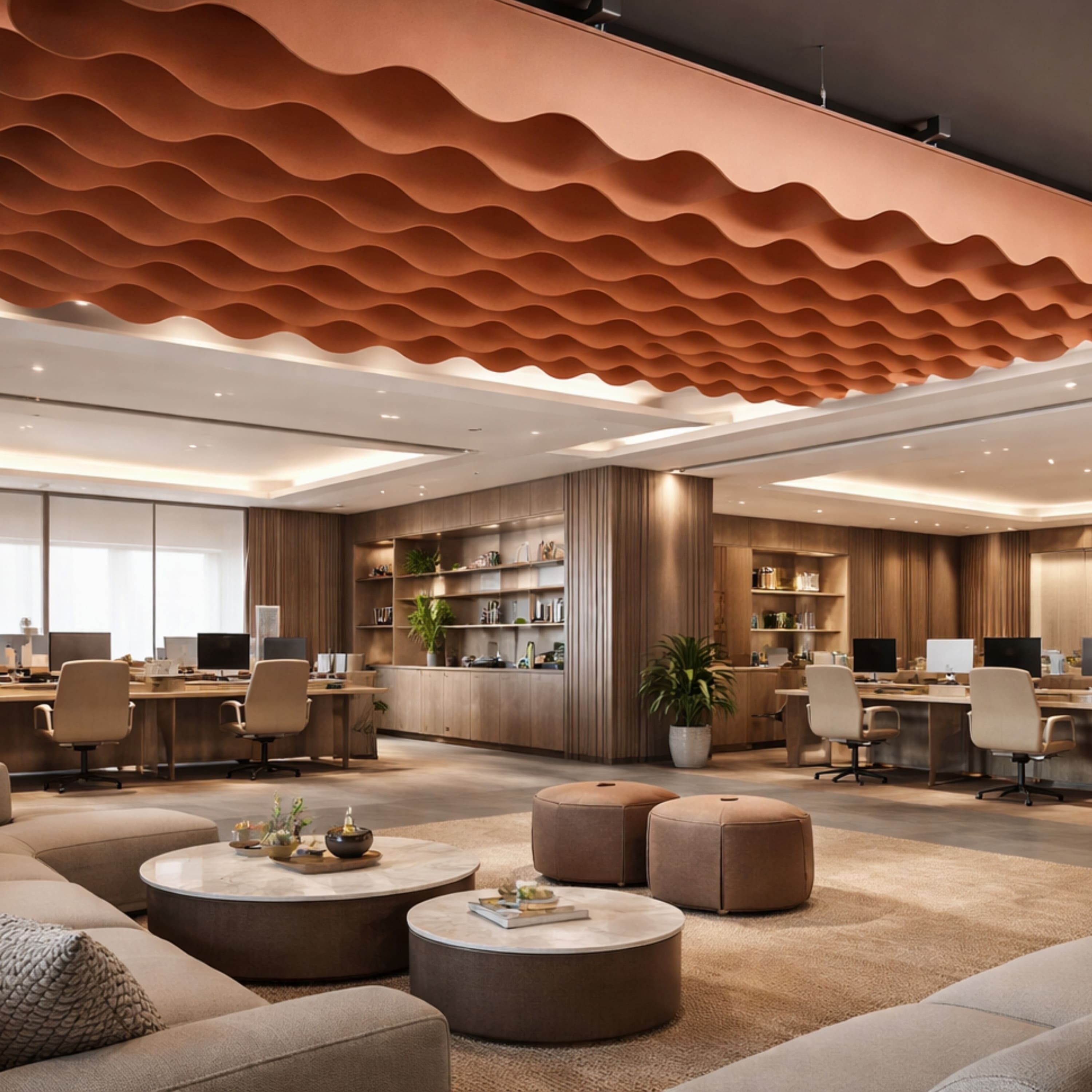 Acoustic Ceiling Baffles in Nepal by MMT Acoustix