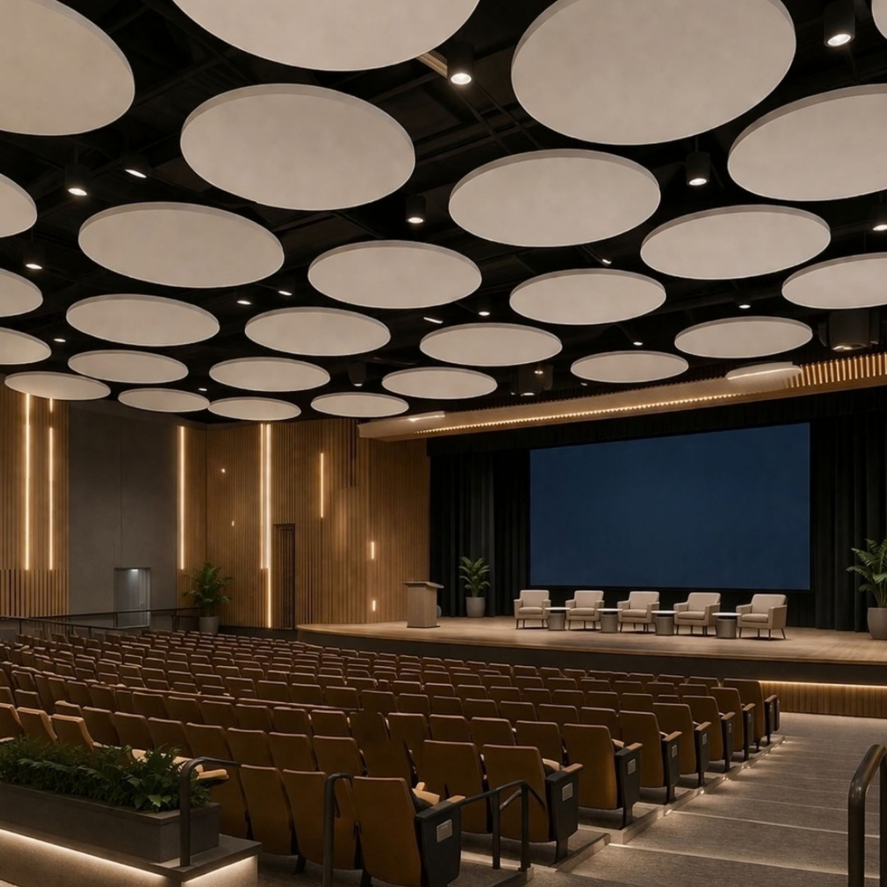 Acoustic Ceiling Clouds in Agra by MMT Acoustix