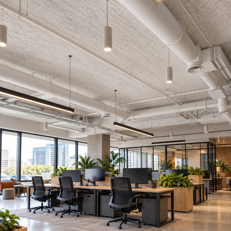 Offices: acoustic cellulose spray in Bareilly