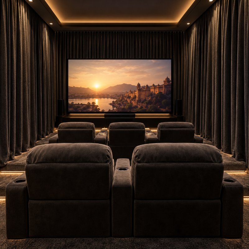 Home theatres: acoustic curtains in Bihar