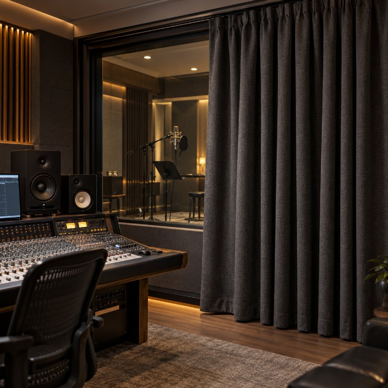 Recording studios: acoustic curtains in Bihar