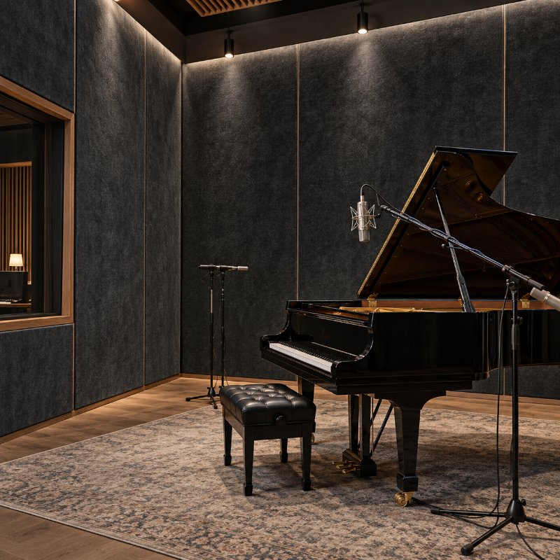 Recording studios: acoustic fabric in Nepal