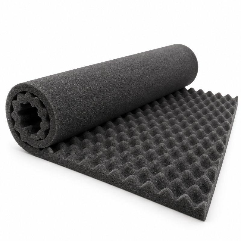 Egg Tray: acoustic foam panels in Nepal