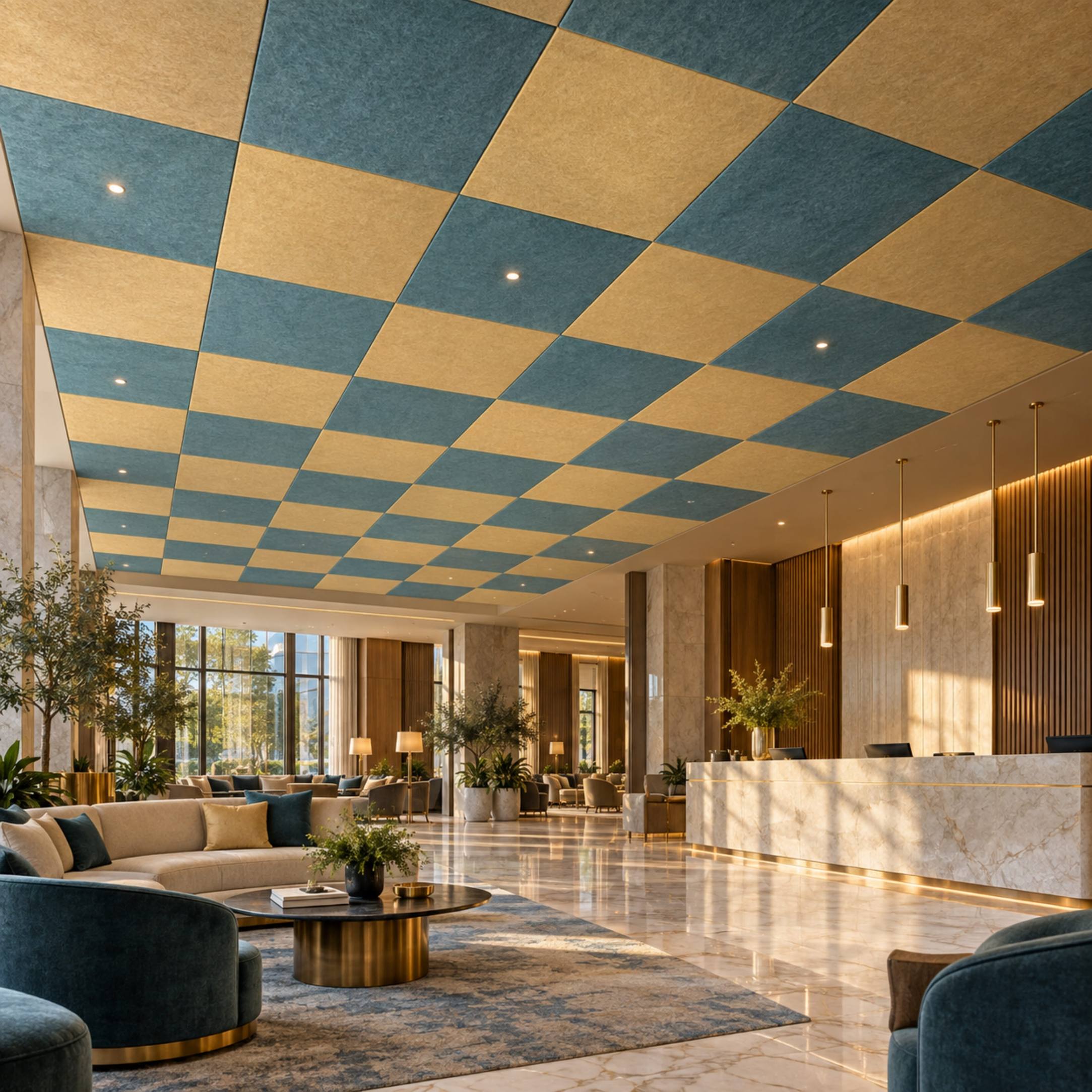 Felt Acoustic Ceiling Tiles in Cairo by MMT Acoustix