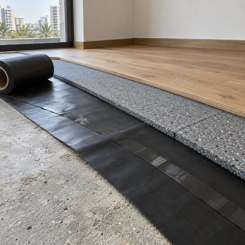 Floors: mass loaded vinyl in Nepal