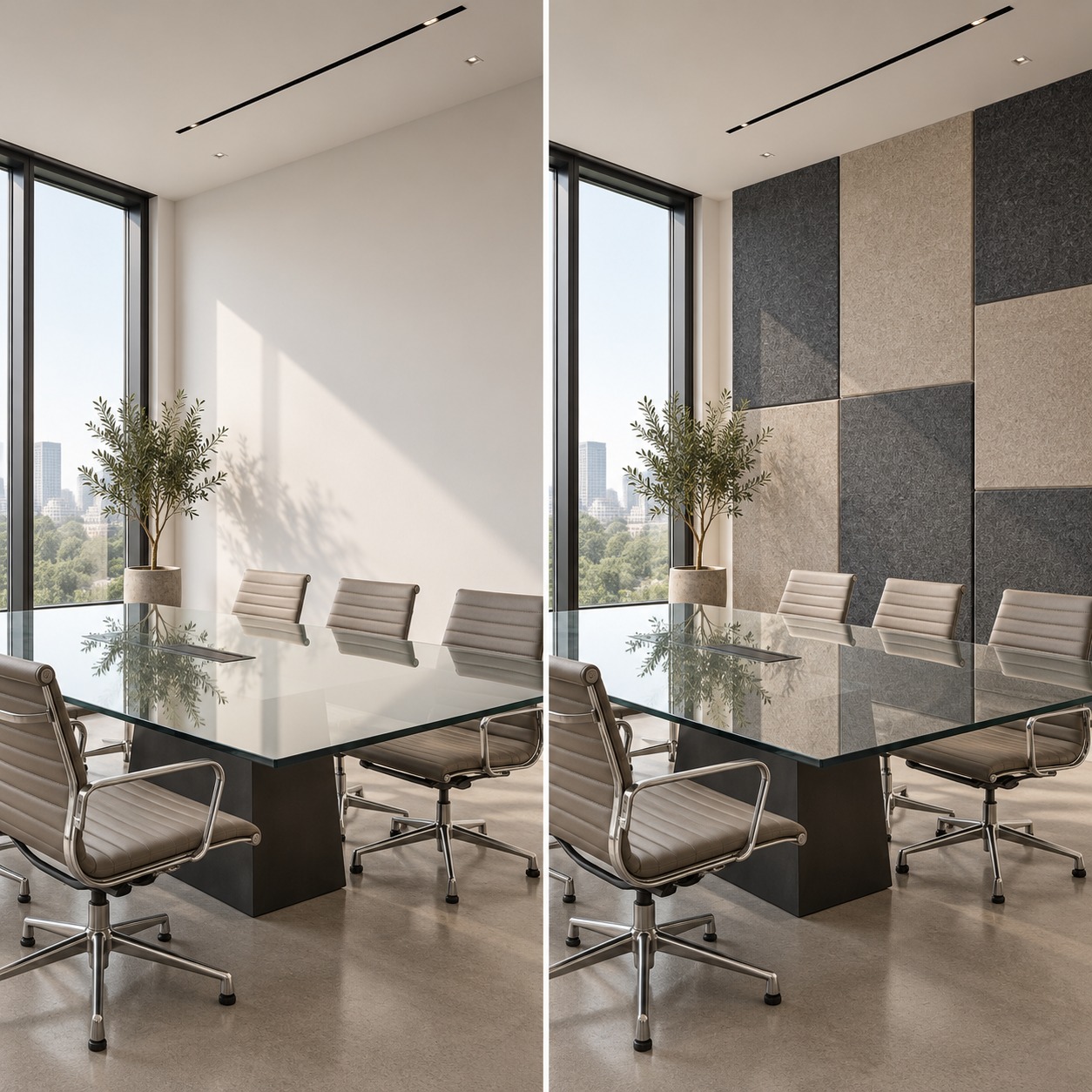 Room before and after Echsorbix®