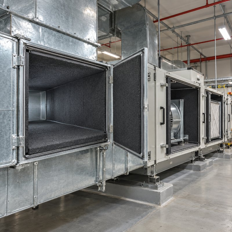 HVAC ducts: sound insulation pads in Nepal