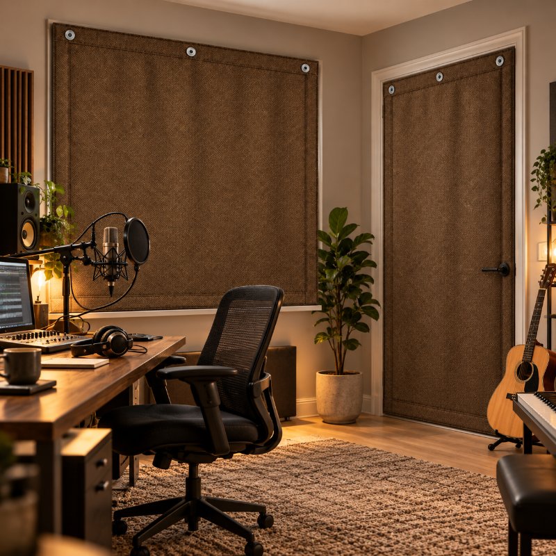 Recording studios: soundproof curtains in Nepal