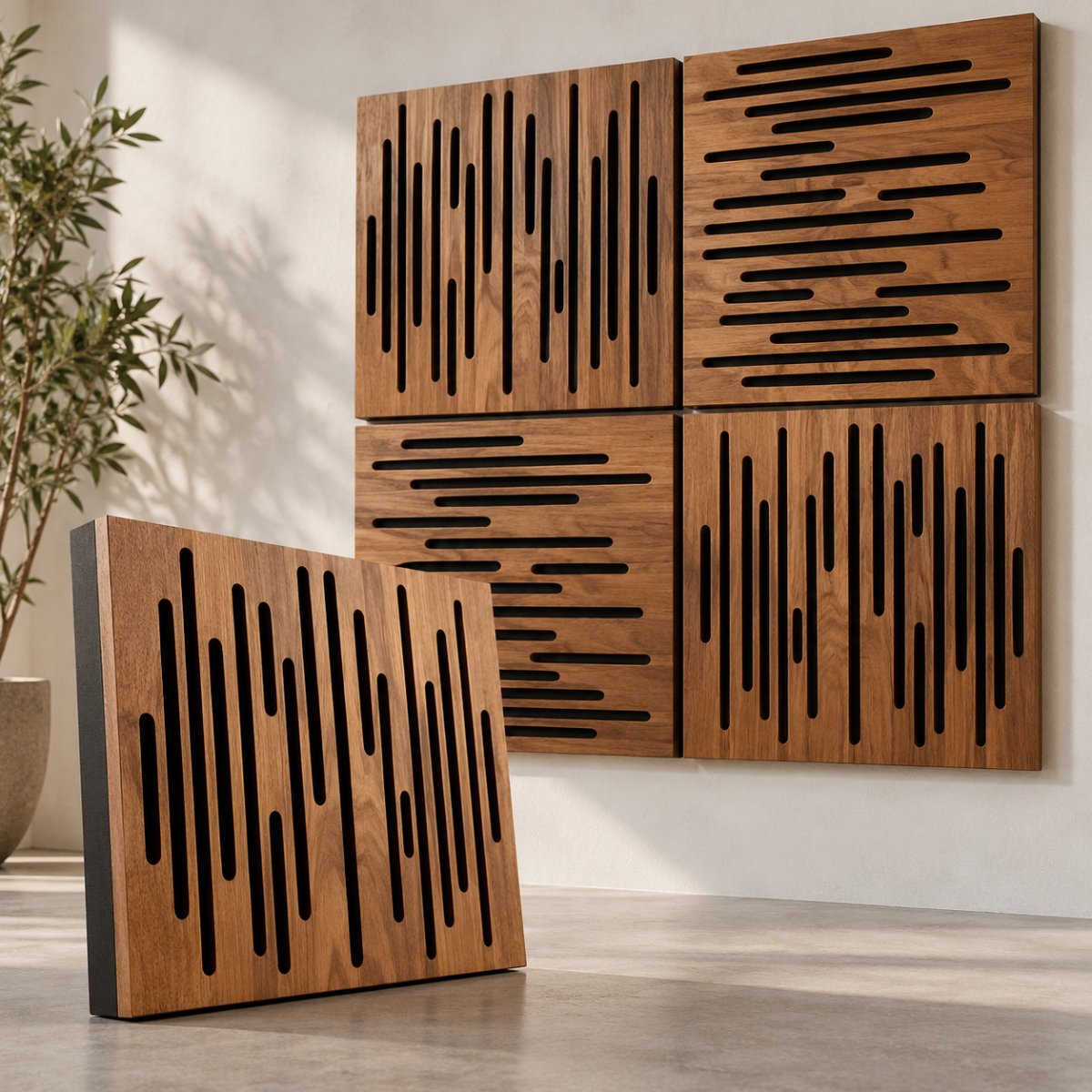 Wooden Sound Diffusers in Nepal by MMT Acoustix